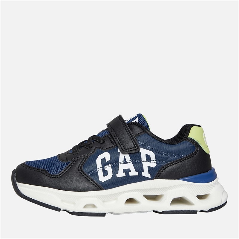 GAP Jongens San Francisco Sneakers Black Blue Lime