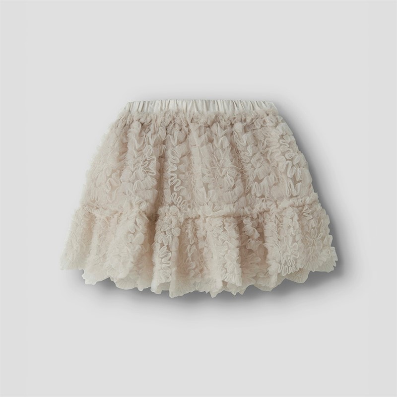 Lil' Atelier Meisjes Fauna Tule Rok Pumice Stone - Afbeelding 2