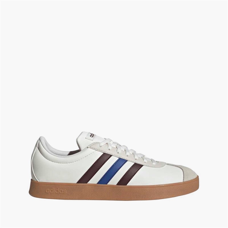 adidas VL Court Basis Sneakers Cloud White/Aurora Ruby/Royal Blue