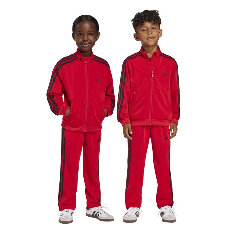 adidas Originals Kinderen Trefoil Firebird Trainingspak Better Scarlet/Zwart
