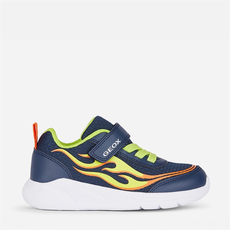 GEOX Baby Jongens Sprintye Sneakers Navy/Lime