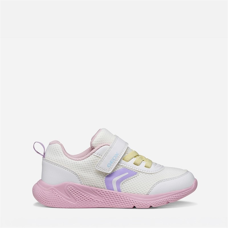 GEOX Junioren Meisjes Sprintye Sneakers Wit/Roze