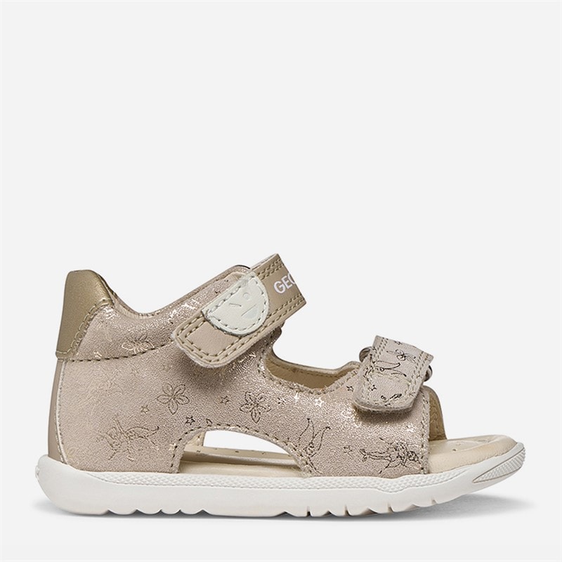 GEOX Peuterey baby Meisjes Macchia sandalen Beige/Platinum
