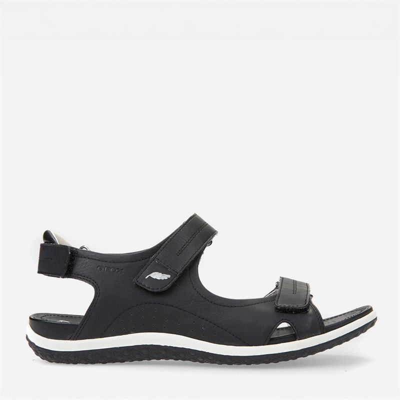 GEOX Dames Vega Sandalen Zwart