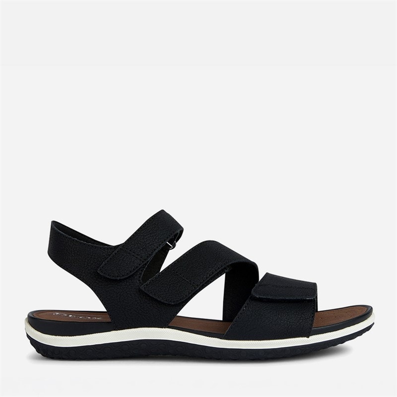 GEOX Dames Vega Sandalen Zwart