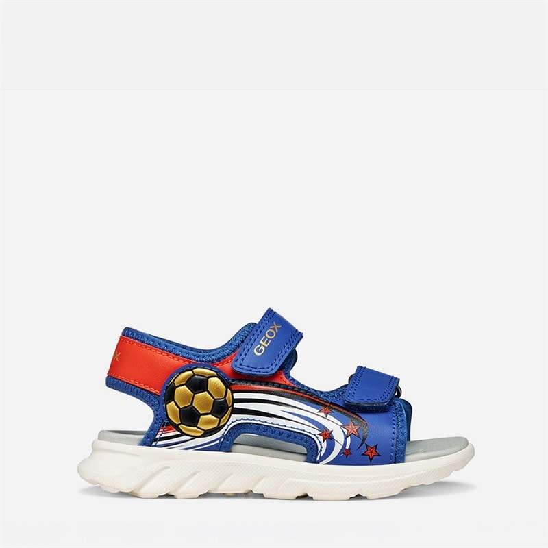 GEOX Peuter Jongens Airadyum Sandalen Royal/Rood