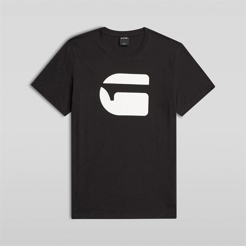 G-STAR Heren Logo Slim T-shirt Zwart