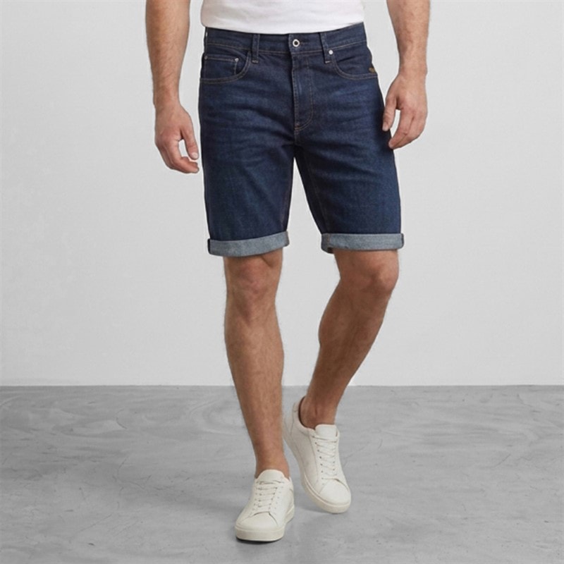 G-STAR Heren 3301 Slim Shorts Blauw