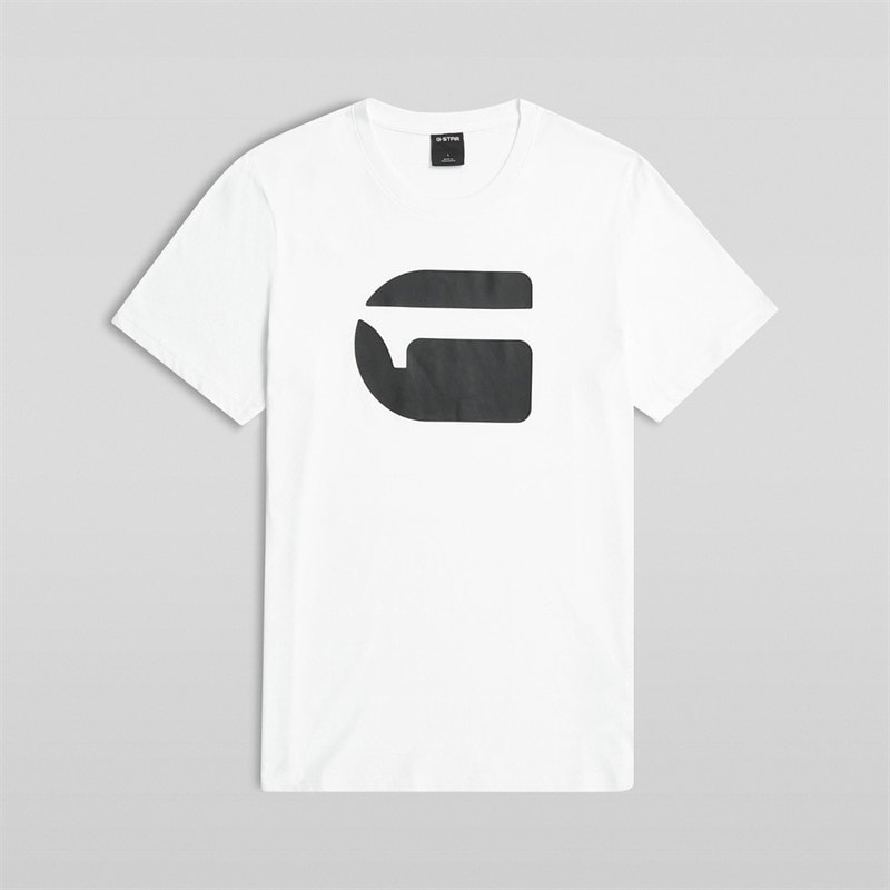 G-STAR Heren Logo Slim T-shirt Wit
