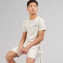 JACK & JONES Jongens Kai T-shirt en shorts set Moonbeam