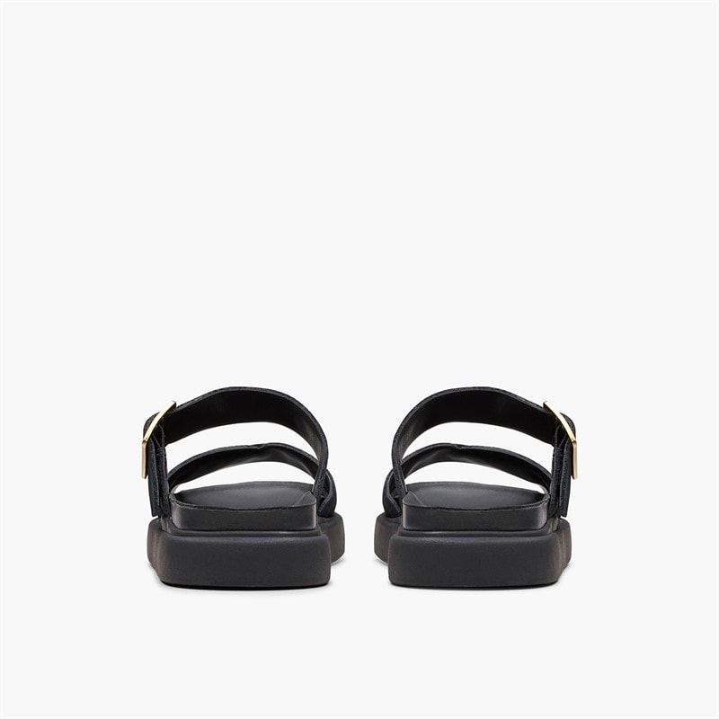 Clarks Dames Aristella D-Fit Slippers Zwart - Afbeelding 3