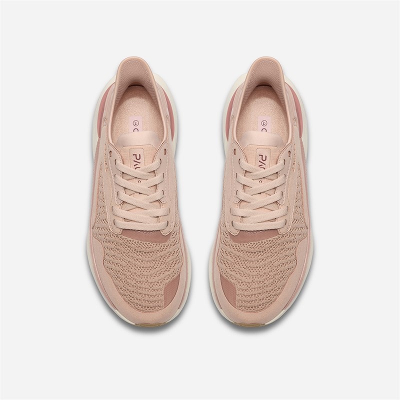 Clarks Dames Pace Trainers Pink Combi - Afbeelding 2