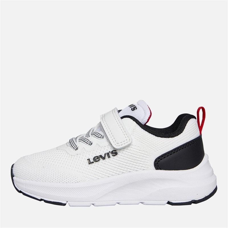 Levi's Kinderen Hudson Sneakers Wit/Zwart/Rood 0239 wit Black Red 0239