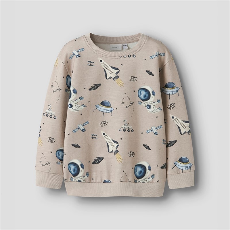 Name It Jongens Mini Dace Sweatshirt Chateau Gray