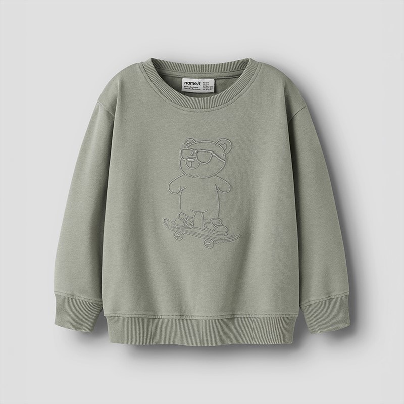 Name It Jongens Mini Dalk Sweatshirt Shadow