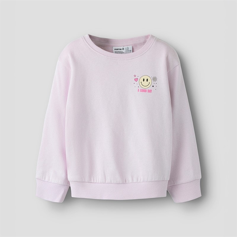 Name It Meisjes Diana Sweater Lavender Fog