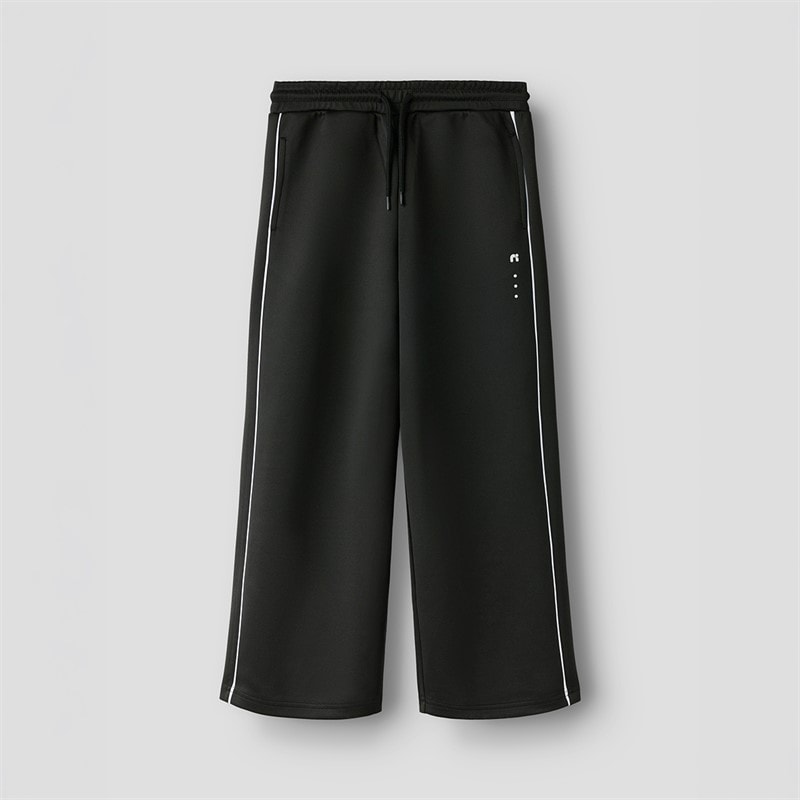 Name It Meisjes Dunne Wide Leg Joggers Zwart