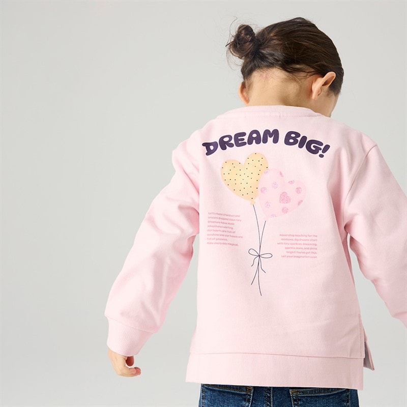 Name It Meisjes Denila Sweatshirt Parfait Pink