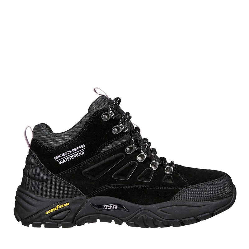 SKECHERS Dames waterdichte schoenen Zwart