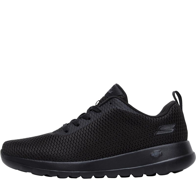 SKECHERS Dames GOwalk Joy Paradise Sneakers Zwart/Zwart