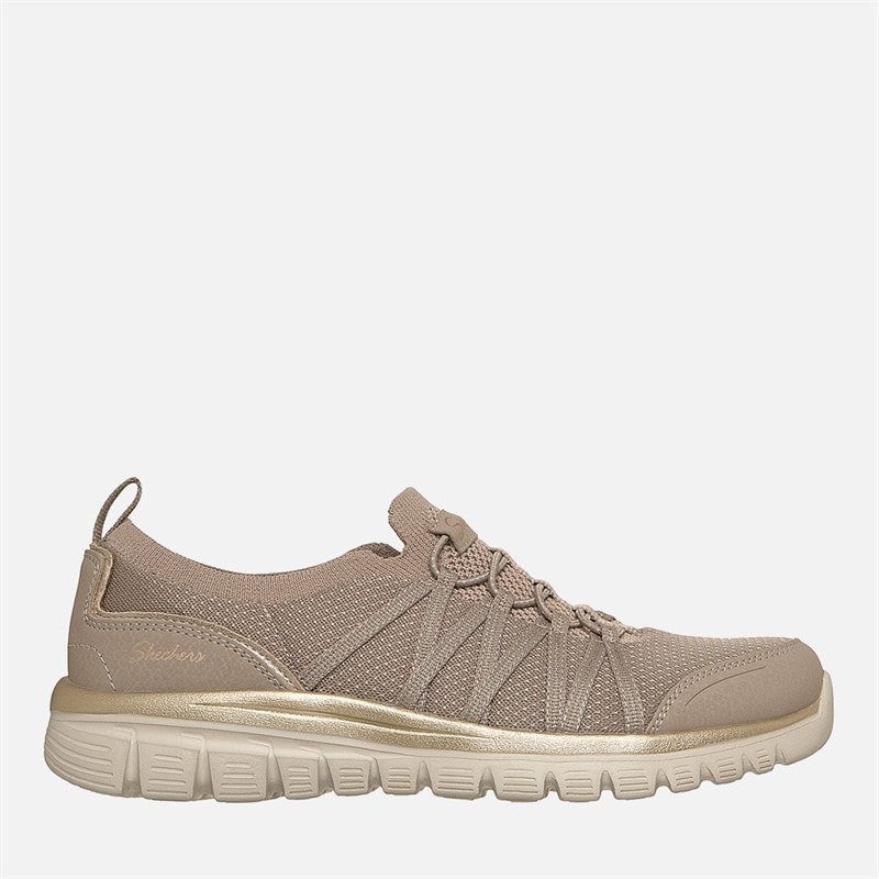 SKECHERS Dames elegante sneakers Natural