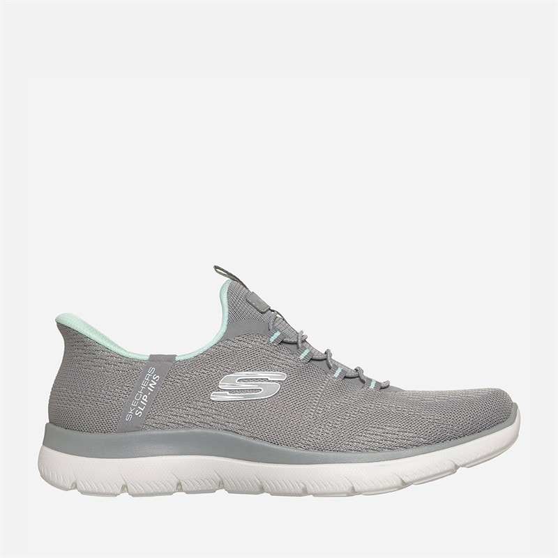 SKECHERS Dames Summits Slip-Ins Dream Chaser Sneakers Gray